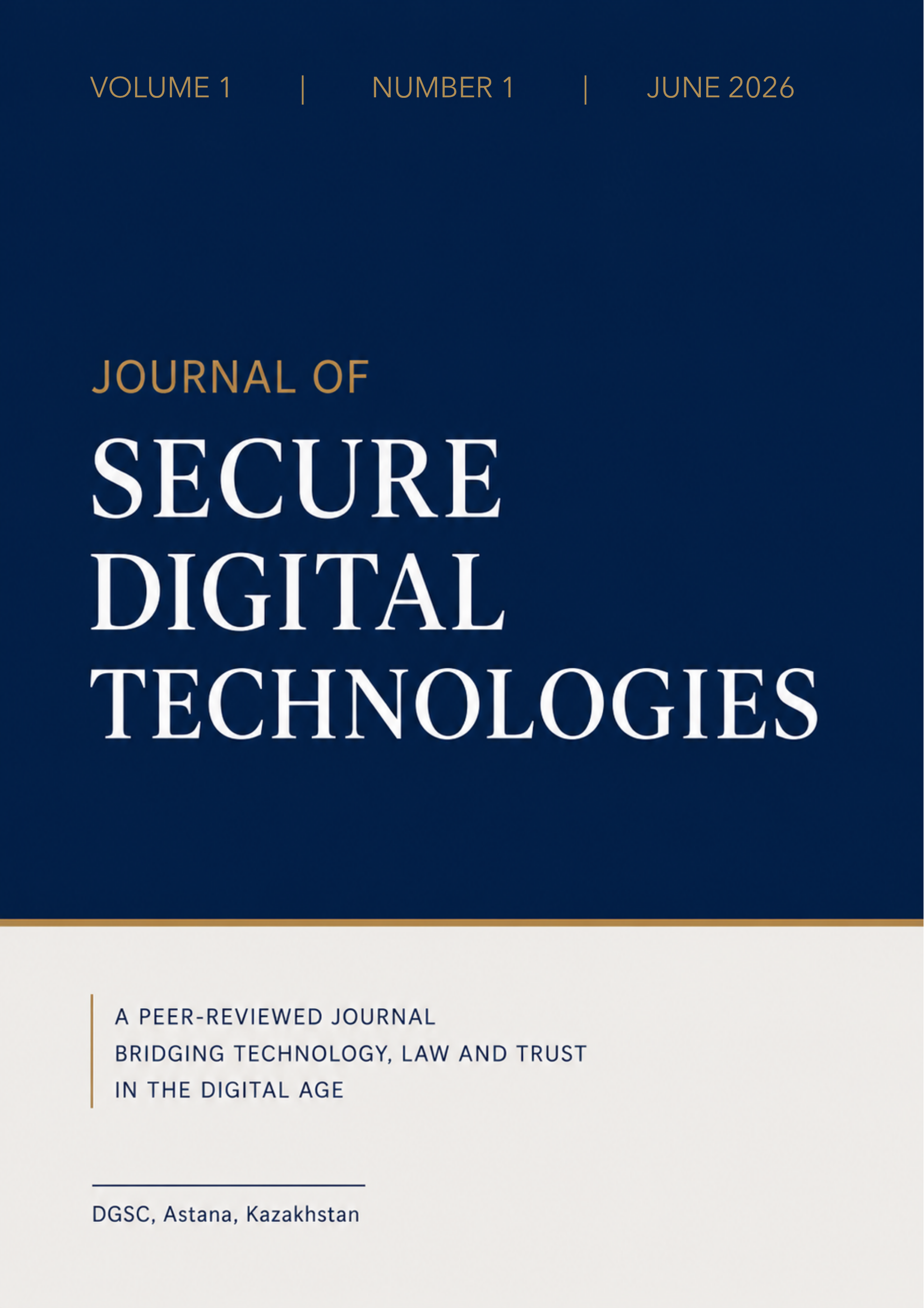 					View Vol. 1 No. 1 (2026): Journal of Secure Digital Technologies
				